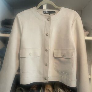 Zara Women's Off-White Blazer